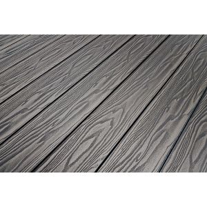 Террасная доска Смарт 3D Полнотелая с пазом Черное дерево от производителя  Terrapol по цене 1 045 р