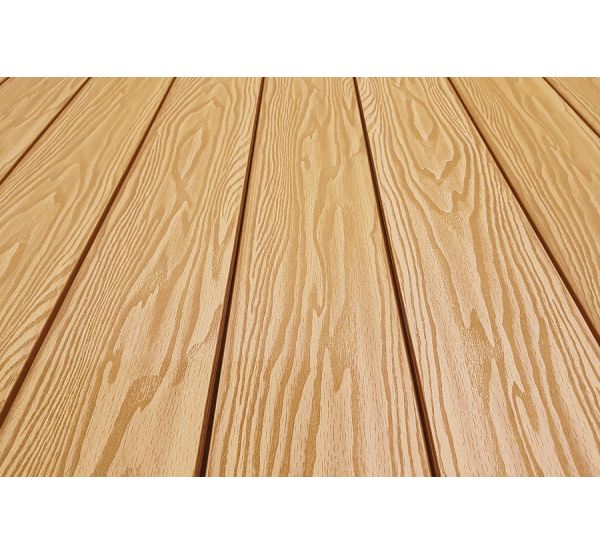 Террасная доска Смарт 3D Полнотелая с пазом Дуб Севилья от производителя  Terrapol по цене 1 149 р