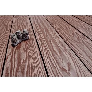 Террасная доска Смарт 3D Полнотелая с пазом Орех Милано от производителя  Terrapol по цене 1 045 р