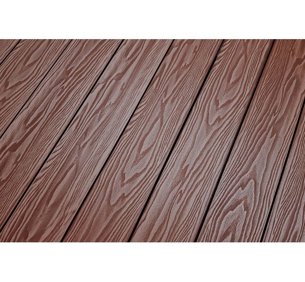 Террасная доска Смарт 3D Полнотелая с пазом Орех Милано от производителя  Terrapol по цене 1 045 р