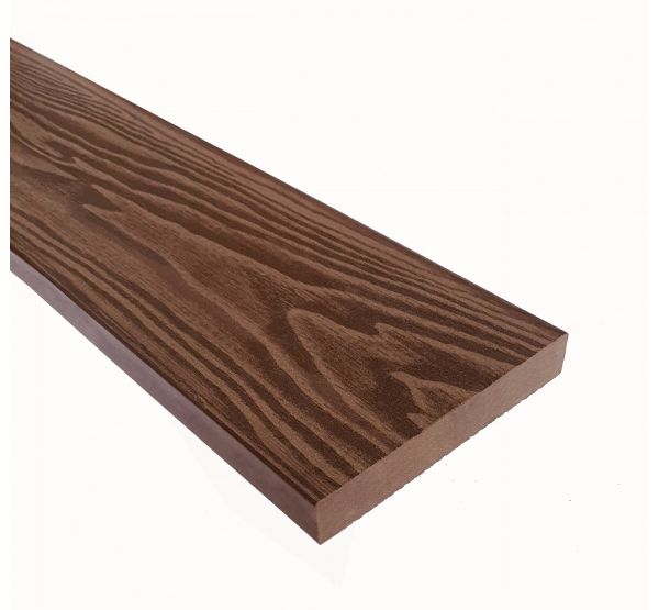 Террасная доска Смарт 3D Полнотелая без паза Орех Милано от производителя  Terrapol по цене 1 149 р