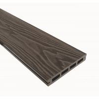 Террасная доска Смарт 3D Пустотелая с пазом Тик Киото Террасная доска Смарт 3D Пустотелая с пазом Тик Киото