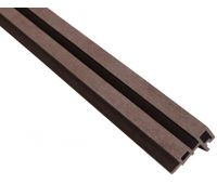 Угловой элемент ДПК для панели шлифованный Морённый Дуб Угловой элемент ДПК для панели шлифованный Морённый Дуб