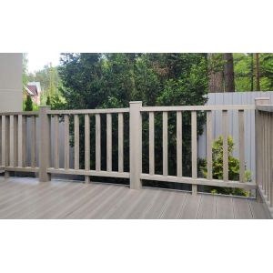 Ограждение из ДПК Классик 3D Storm Серый микс от производителя  OutDoor по цене 6 720 р