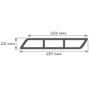 Доска ДПК 3D Ромбус Storm Чёрная от производителя  OutDoor по цене 526 р
