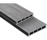 Террасная доска ДПК 3D California/Вельвет Серая Террасная доска ДПК 3D California/Вельвет Серая