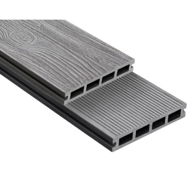 Террасная доска ДПК 3D California/Вельвет Серая от производителя OutDoor по цене 826 р Террасная доска ДПК 3D California/Вельвет Серая от производителя OutDoor по цене 826 р