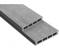 Террасная доска ДПК 3D Nevada/California Серая Террасная доска ДПК 3D Nevada/California Серая
