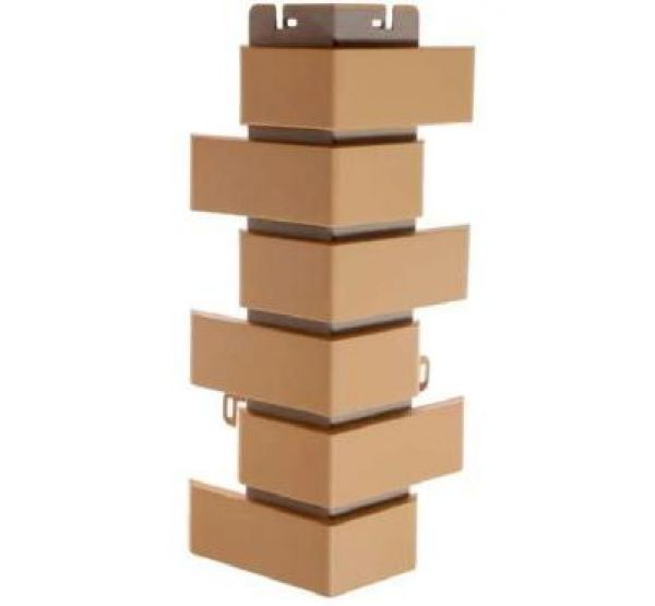 Угол наружный Кирпич клинкерный Бежевый от производителя Альта-профиль по цене 681 р Угол наружный Кирпич клинкерный Бежевый от производителя Альта-профиль по цене 681 р