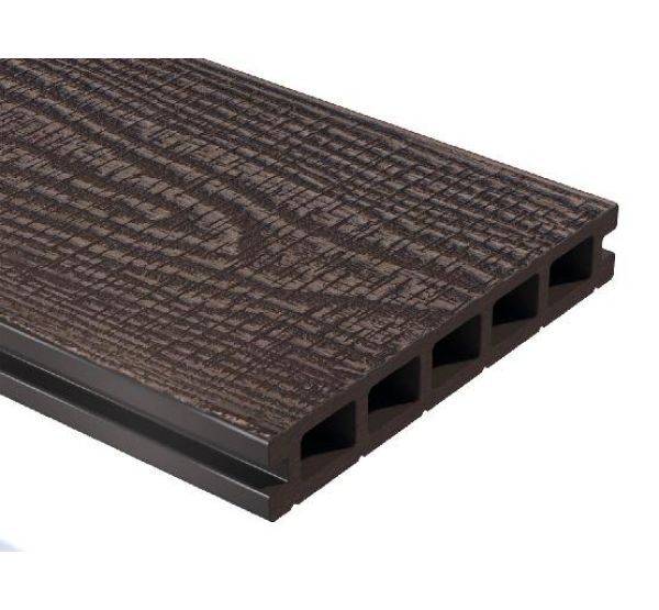 Террасная доска ДПК Expert Antique Wenge от производителя  Woodvex по цене 715 р