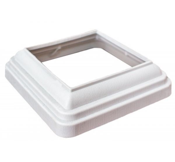 Крышка нижняя 140х140 Extrusion Белый от производителя Woodvex по цене 1 035 р Крышка нижняя 140х140 Extrusion Белый от производителя Woodvex по цене 1 035 р