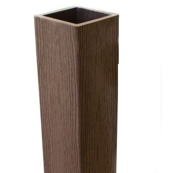 Столб опорный 100х100х3000 Select Тёмно Коричневый от производителя  Woodvex по цене 1 287 р