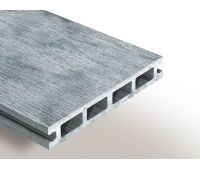 Террасная доска ДПК Select Colorite 146х22 мм Бело-серый Террасная доска ДПК Select Colorite 146х22 мм Бело-серый