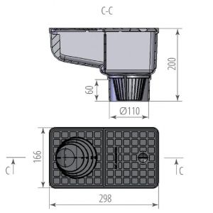 Ливнеприемник кровельный с вертикальным патрубком Чёрный от производителя Аквасток по цене 495 р Ливнеприемник кровельный с вертикальным патрубком Чёрный от производителя Аквасток по цене 495 р