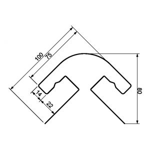 Планка радиусная 3.0 Темный дуб от производителя Grand Line по цене 1 450 р Планка радиусная 3.0 Темный дуб от производителя Grand Line по цене 1 450 р