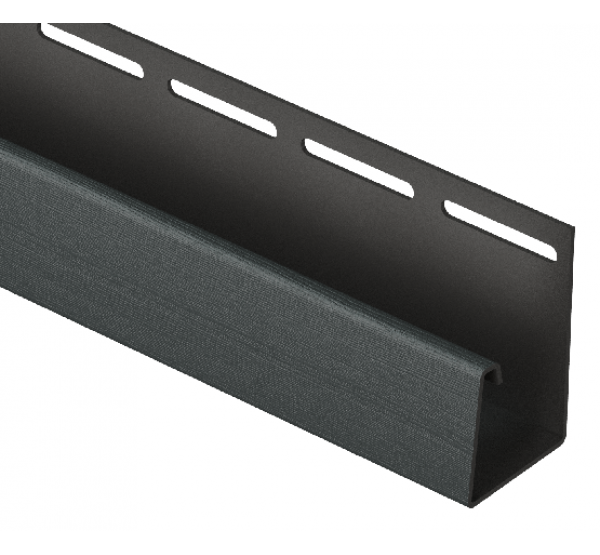 J-профиль фасадный 30 мм Графитовый от производителя  Docke по цене 550 р