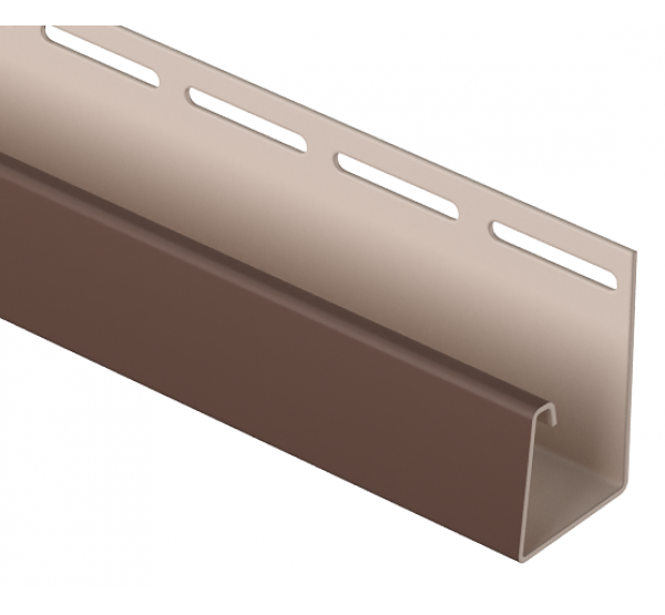 J-профиль фасадный 30 мм Табачный от производителя  Docke по цене 550 р