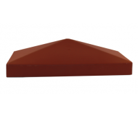 Крышка столба Красная Крышка столба Красная