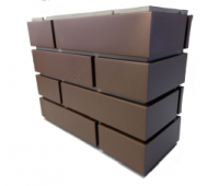 Пластиковая имитация кирпичного столба Коричневый Пластиковая имитация кирпичного столба Коричневый