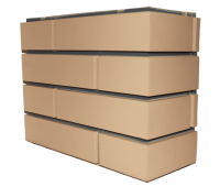 Пластиковая имитация кирпичного столба Желтый Пластиковая имитация кирпичного столба Желтый