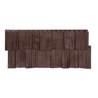 Фасадные панели СЕРИЯ ЭКО-1 ЩЕПА ДУБ - Браун