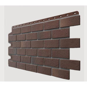 Фасадные панели (цокольный сайдинг) , Berg (кирпич), Braunberg Коричневый от производителя  Docke по цене 631 р