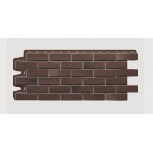 Фасадные панели (цокольный сайдинг) , Berg (кирпич), Braunberg Коричневый от производителя  Docke по цене 631 р