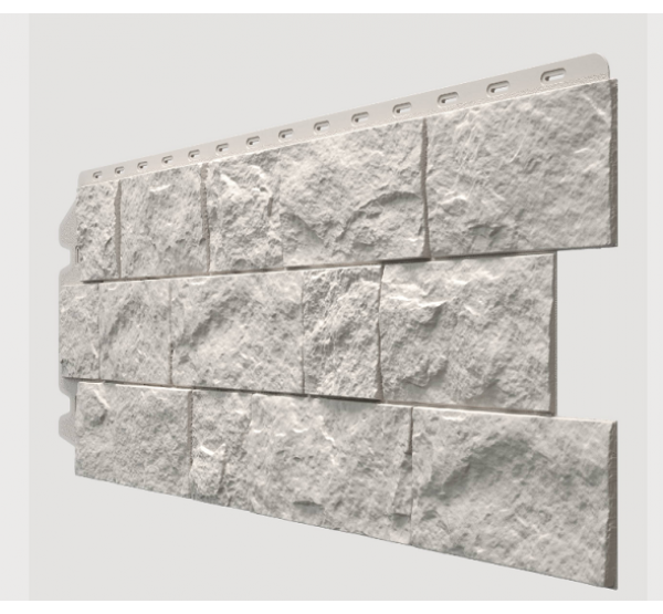 Фасадные панели (цокольный сайдинг) , Fels (скала), Арктик от производителя Docke по цене 690 р Фасадные панели (цокольный сайдинг) , Fels (скала), Арктик от производителя Docke по цене 690 р