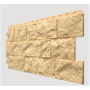 Фасадные панели (цокольный сайдинг) , Fels (скала), Elfenfels Слоновая кость от производителя  Docke по цене 690 р