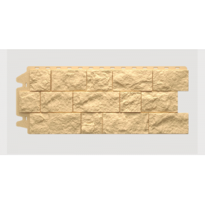 Фасадные панели (цокольный сайдинг) , Fels (скала), Elfenfels Слоновая кость от производителя  Docke по цене 690 р