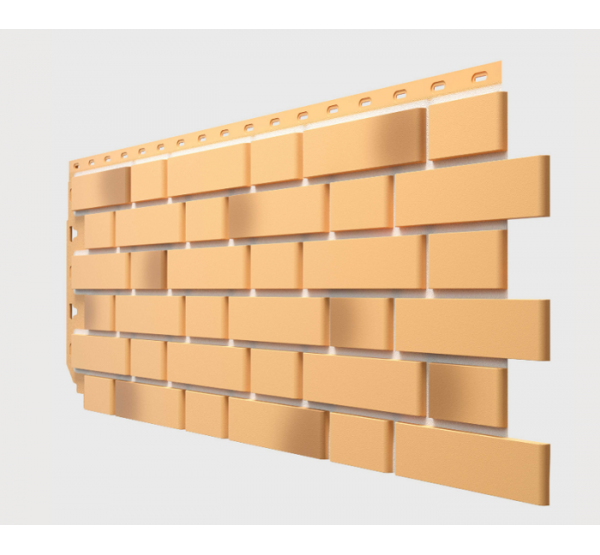 Фасадные панели Flemish (гладкий кирпич) Желтый жженый от производителя Docke по цене 609 р Фасадные панели Flemish (гладкий кирпич) Желтый жженый от производителя Docke по цене 609 р