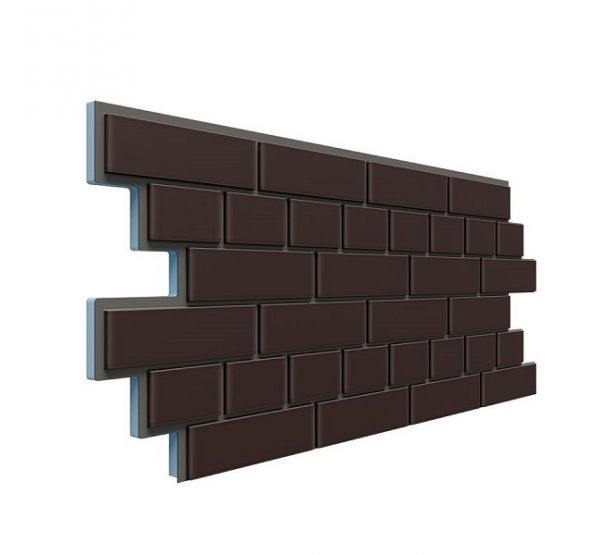 Фасадная термопанель Кирпич 20 мм - Коричневый от производителя Доломит по цене 980 р Фасадная термопанель Кирпич 20 мм - Коричневый от производителя Доломит по цене 980 р