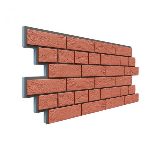 Фасадная термопанель Венецианский кирпич 20 мм - Красный от производителя Доломит по цене 980 р Фасадная термопанель Венецианский кирпич 20 мм - Красный от производителя Доломит по цене 980 р