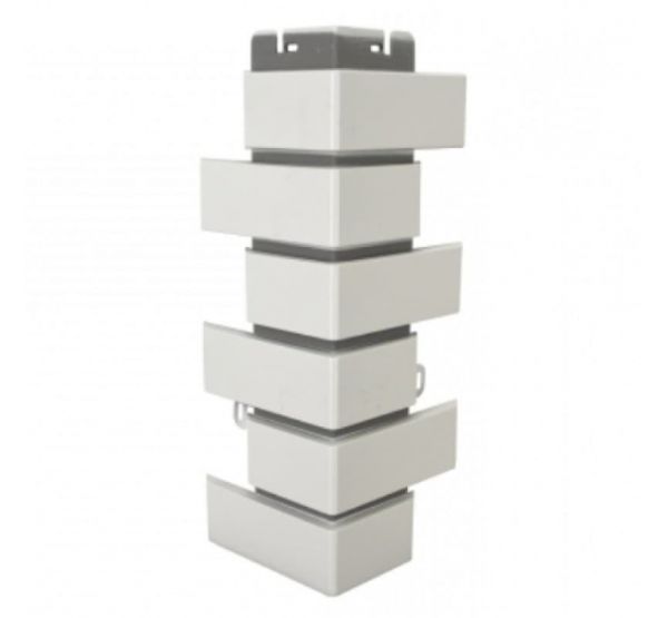 Угол наружный Кирпич клинкерный Белый от производителя  Альта-профиль по цене 681 р