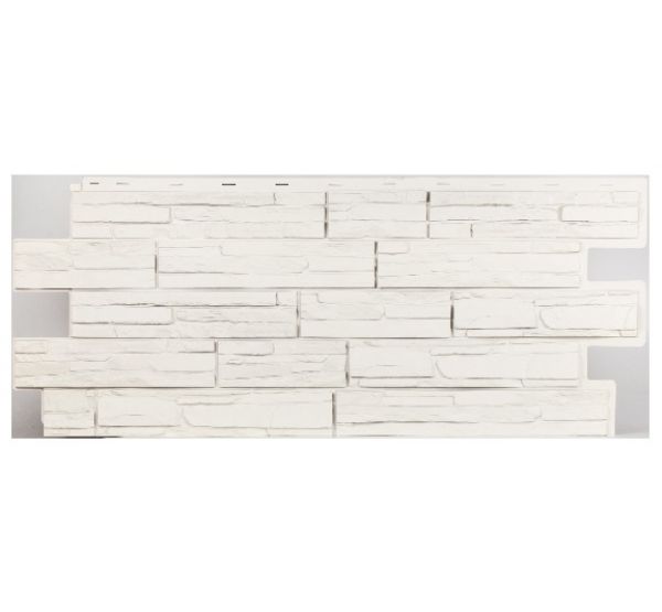 Фасадные панели СЕРИЯ Альпийская Сказка - Белый от производителя  Т-сайдинг по цене 580 р