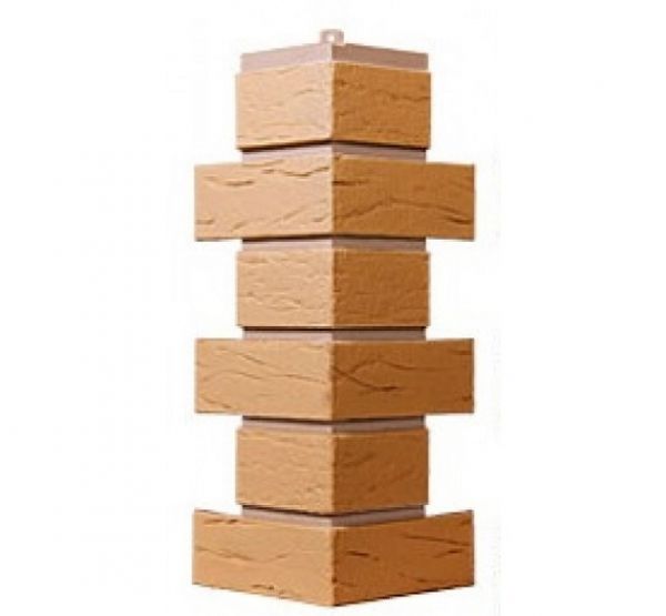 Угол Кирпич Саман - Бежевый от производителя Т-сайдинг по цене 380 р Угол Кирпич Саман - Бежевый от производителя Т-сайдинг по цене 380 р