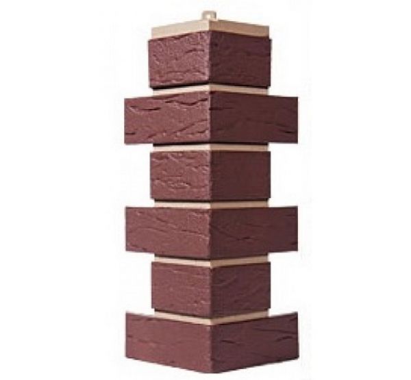 Угол Кирпич Саман - Коричневый от производителя  Т-сайдинг по цене 380 р