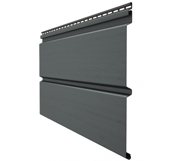 Виниловый сайдинг - серия PREMIUM Брус D6S Графит от производителя  Docke по цене 570 р