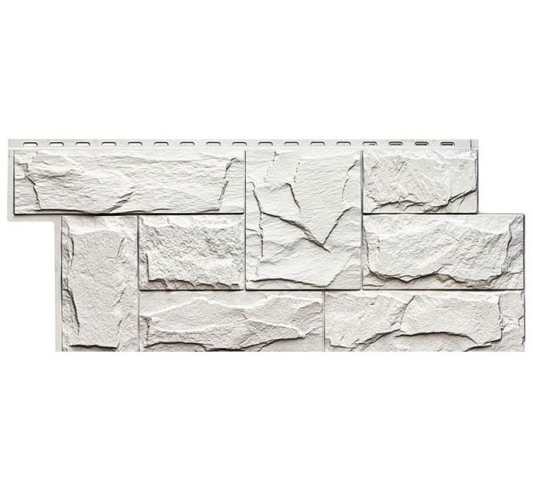 Фасадные панели СЕРИЯ ЭКО-1 ГРАНИТ ЛЕОН - Уайт от производителя Т-сайдинг по цене 520 р Фасадные панели СЕРИЯ ЭКО-1 ГРАНИТ ЛЕОН - Уайт от производителя Т-сайдинг по цене 520 р