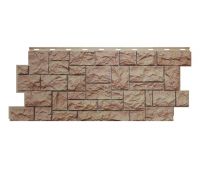 Цокольный сайдинг «Камень северный» Терракотовый Цокольный сайдинг «Камень северный» Терракотовый