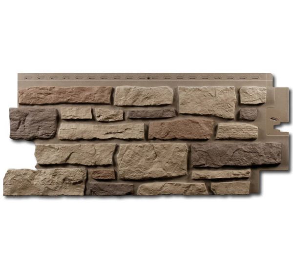 Цокольный сайдинг Creek Ledgestone (Бутовый камень) Rocky Mountain Clay от производителя  Nailite по цене 0 р
