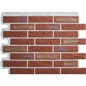 Фасадные панели (цокольный сайдинг)   Кирпич рижский - 02 от производителя  Альта-профиль по цене 664 р