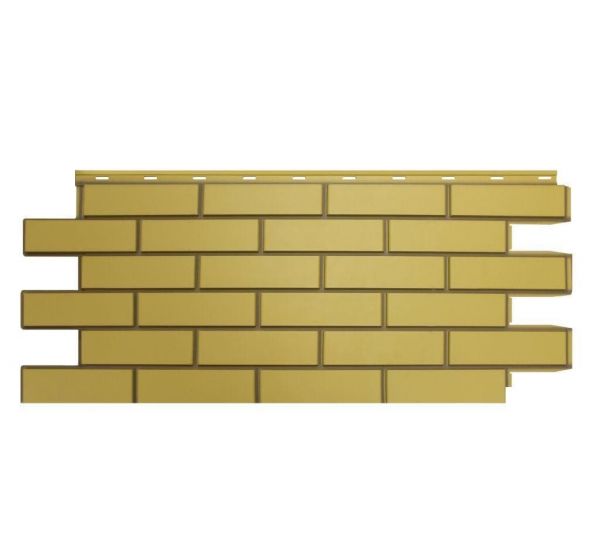 Цокольный сайдинг «Кирпич гладкий» Желтый от производителя Nordside по цене 505 р Цокольный сайдинг «Кирпич гладкий» Желтый от производителя Nordside по цене 505 р