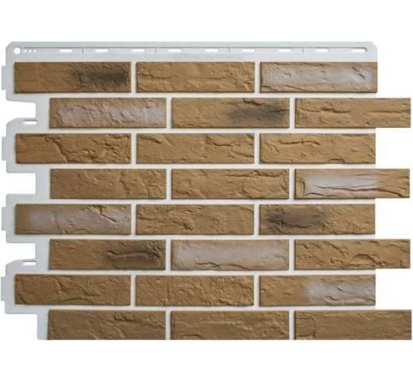 Фасадные панели (цокольный сайдинг) Кирпич рижский - 03 от производителя Альта-профиль по цене 664 р Фасадные панели (цокольный сайдинг) Кирпич рижский - 03 от производителя Альта-профиль по цене 664 р