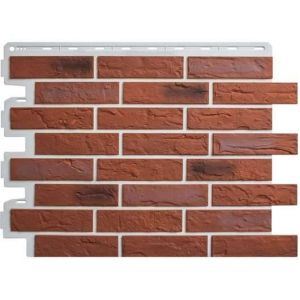Фасадные панели (цокольный сайдинг)   Кирпич рижский - 04 от производителя  Альта-профиль по цене 664 р
