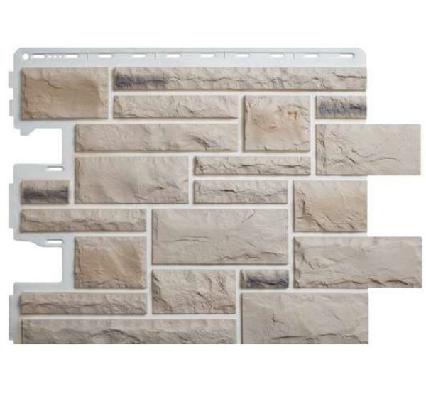 Фасадные панели (цокольный сайдинг)   Камень пражский 01 от производителя  Альта-профиль по цене 623 р