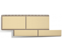 Фасадные панели (цокольный сайдинг) Флорентийский камень Слоновая Кость Фасадные панели (цокольный сайдинг) Флорентийский камень Слоновая Кость