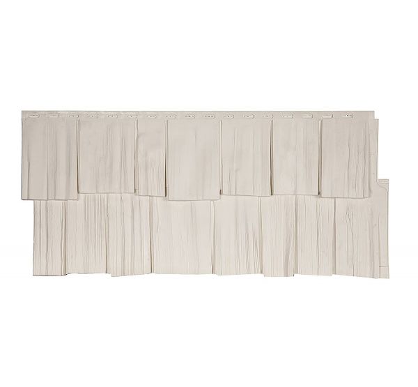 Фасадные панели СЕРИЯ ЭКО-1 ЩЕПА ДУБ - Уайт от производителя Т-сайдинг по цене 520 р Фасадные панели СЕРИЯ ЭКО-1 ЩЕПА ДУБ - Уайт от производителя Т-сайдинг по цене 520 р