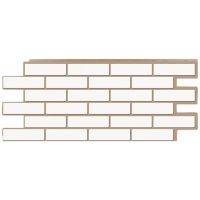 Фасадные панели СЕРИЯ кирпич Модерн - Белый