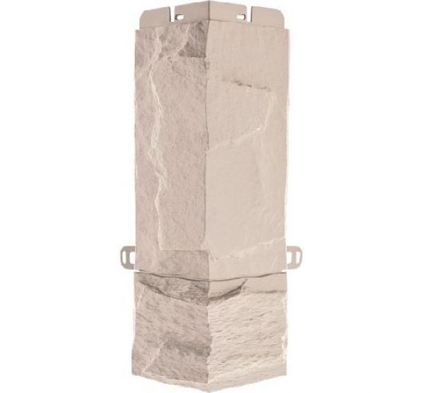 Угол наружный Гранит ЭКО Кремовый от производителя  Альта-профиль по цене 369 р